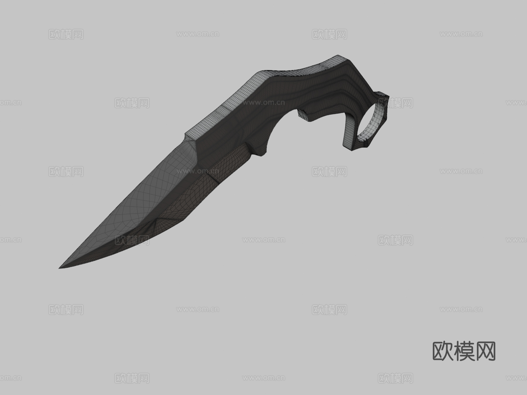 短刀3d模型下载（渲染图2）