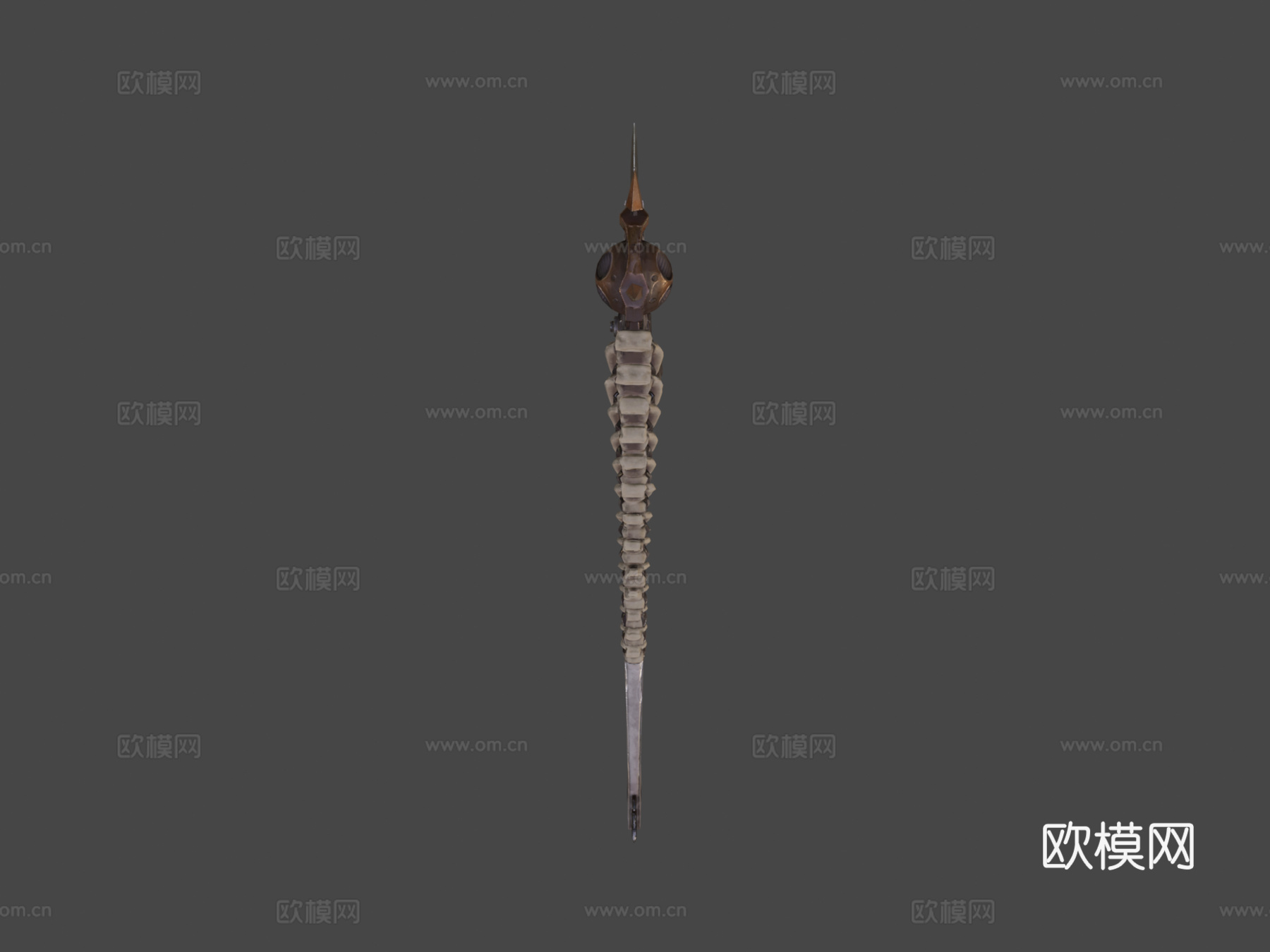 寂静莫塔里昂镰刀3d模型下载（渲染图5）