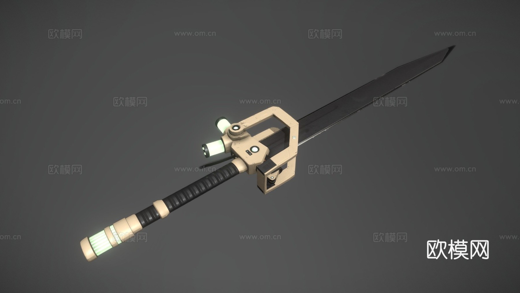 叛军藏身处第一部SC200t等离子刃3d模型下载（渲染图1）