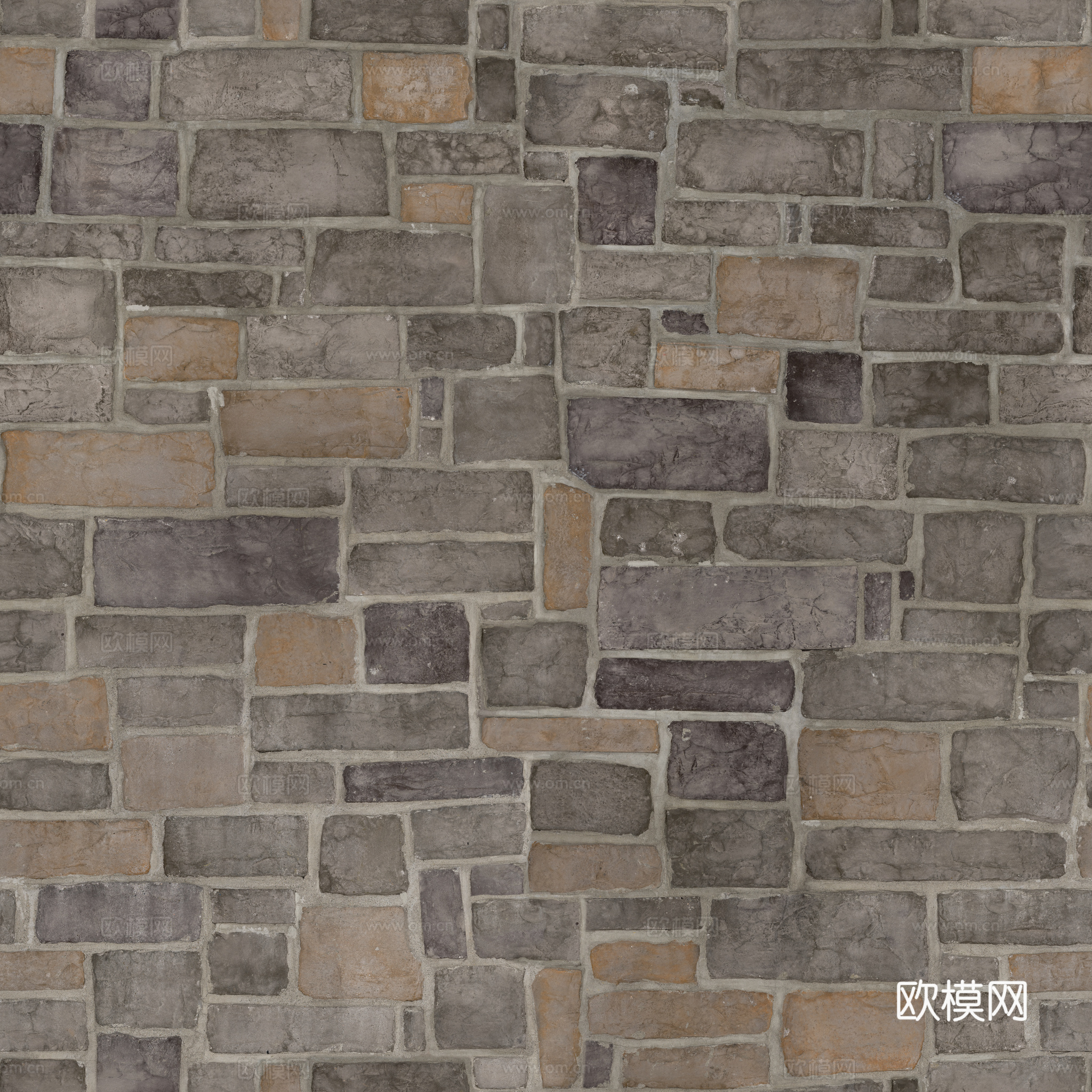 混合灰色石板墙纹理