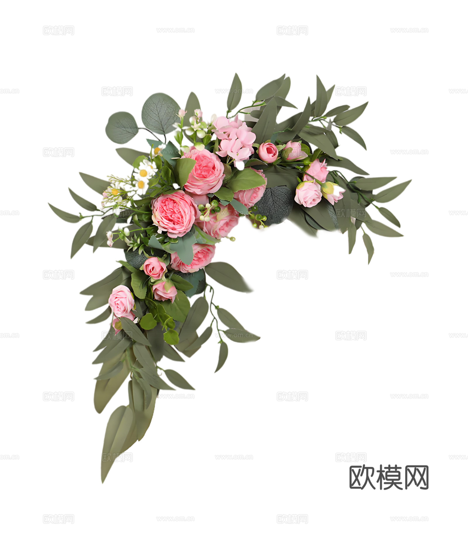 现代花卉植物PNG免抠