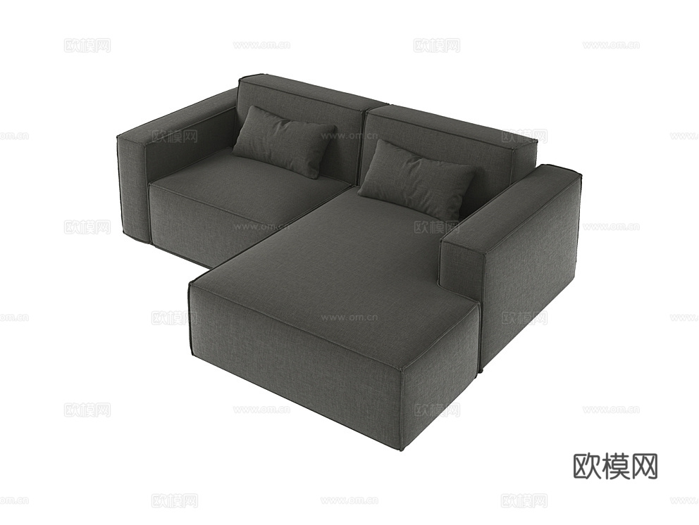 MEBELFORM 二人沙发 沙发床3d模型下载（渲染图4）