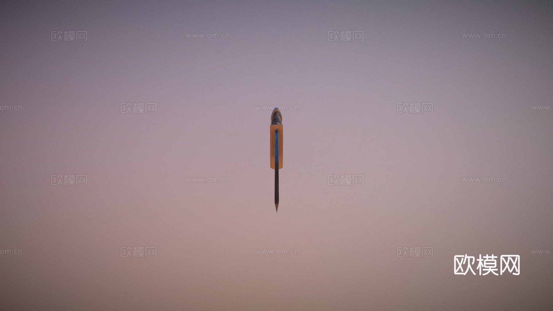 KABAR风格刀3d模型下载（渲染图1）