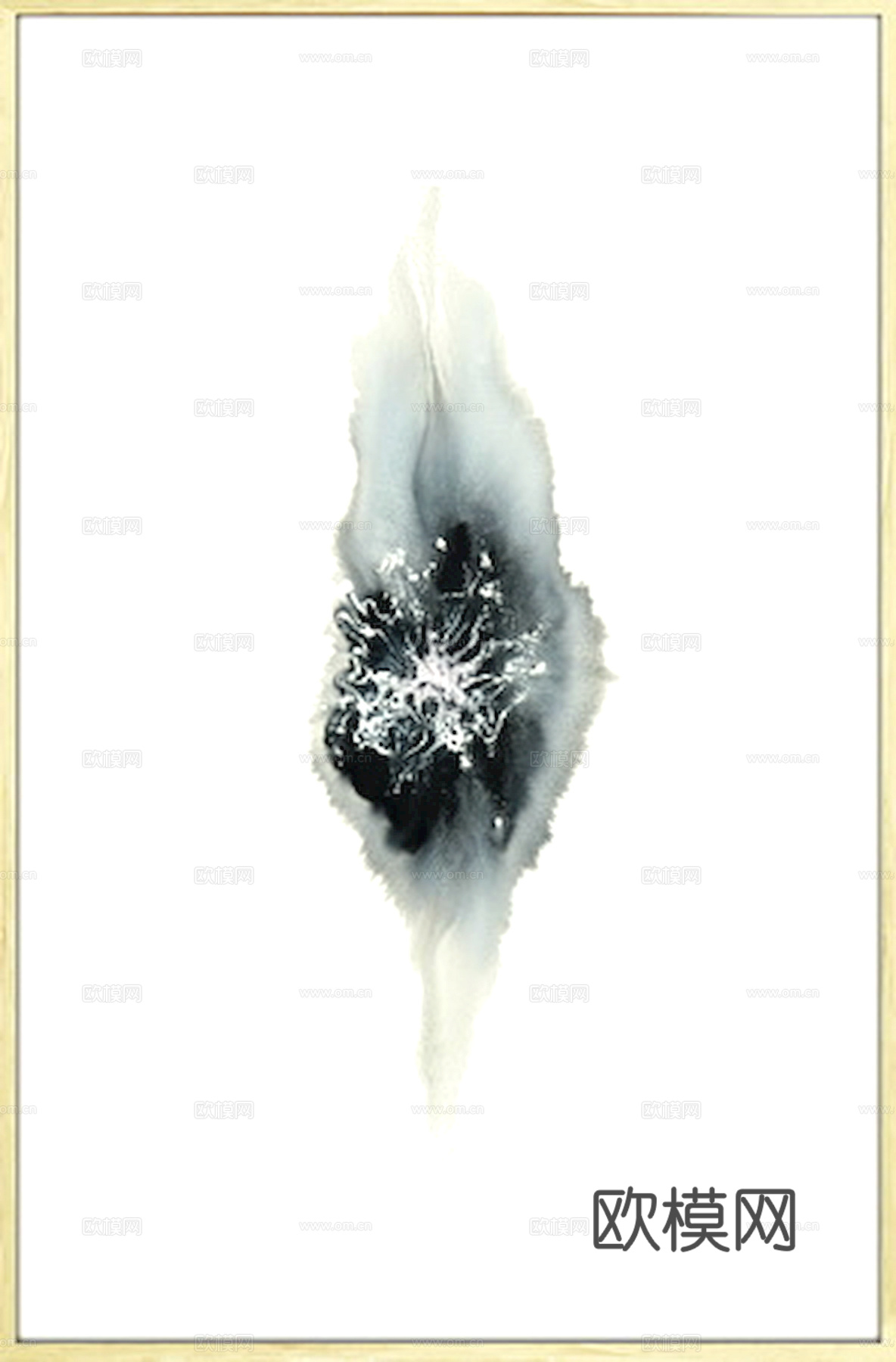 中式新中式挂画壁画水墨字画山水花鸟背景墙壁纸装饰画抽象画油画