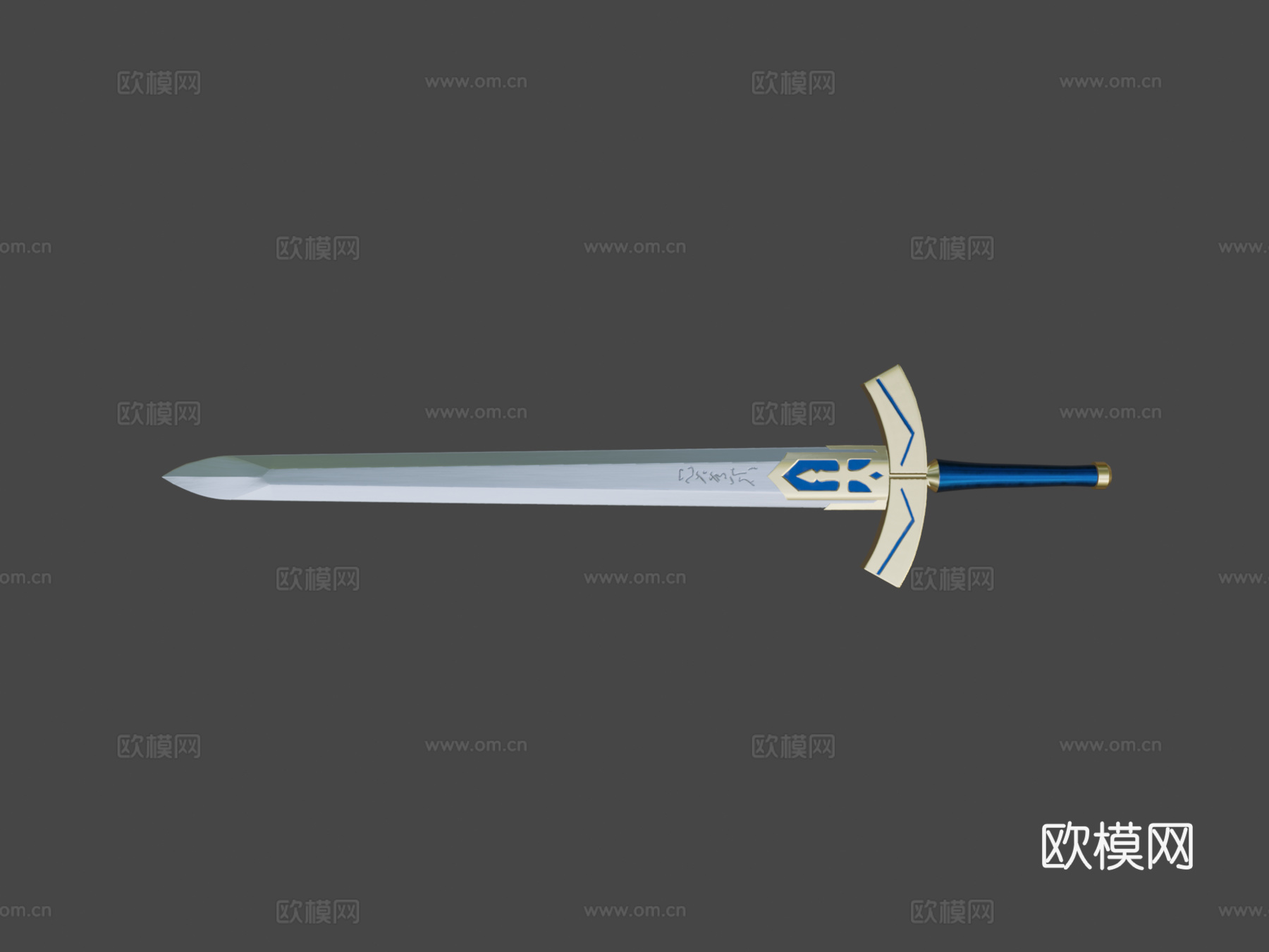 王者之剑命运之夜3d模型下载（渲染图8）