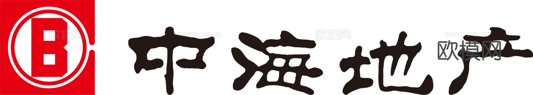 中海地产，房地产商logo