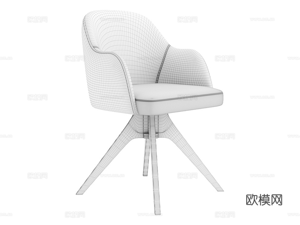 MEBELFORM 餐椅3d模型下载（渲染图3）