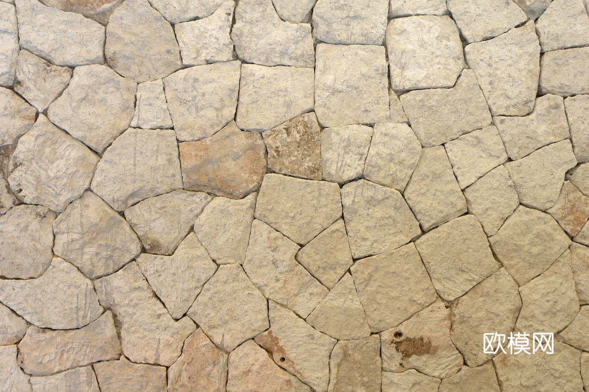 不规则多边形干垒石，自然毛石肌理103下载