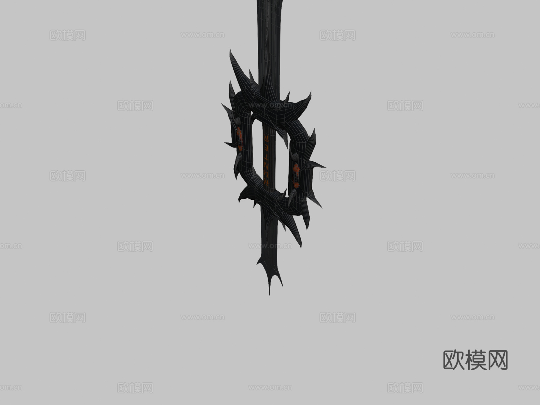 双面刃3d模型下载（渲染图2）