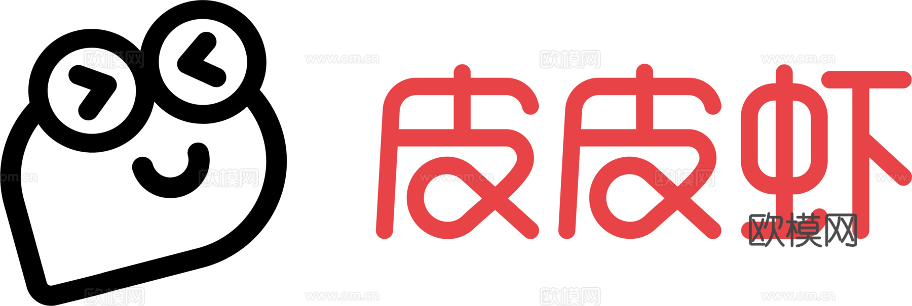 皮皮虾，社交平台logo
