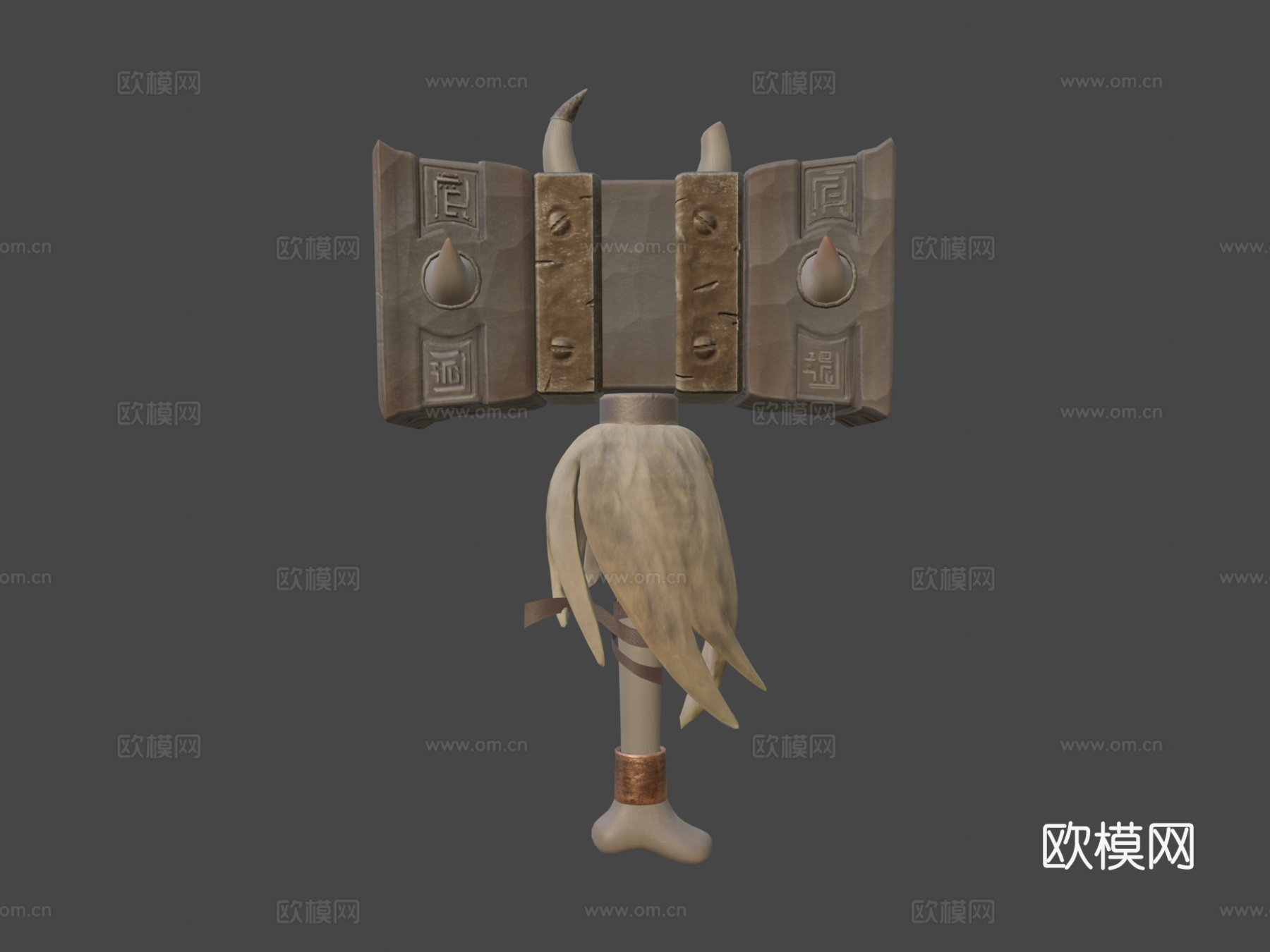 锤子3d模型下载（渲染图5）