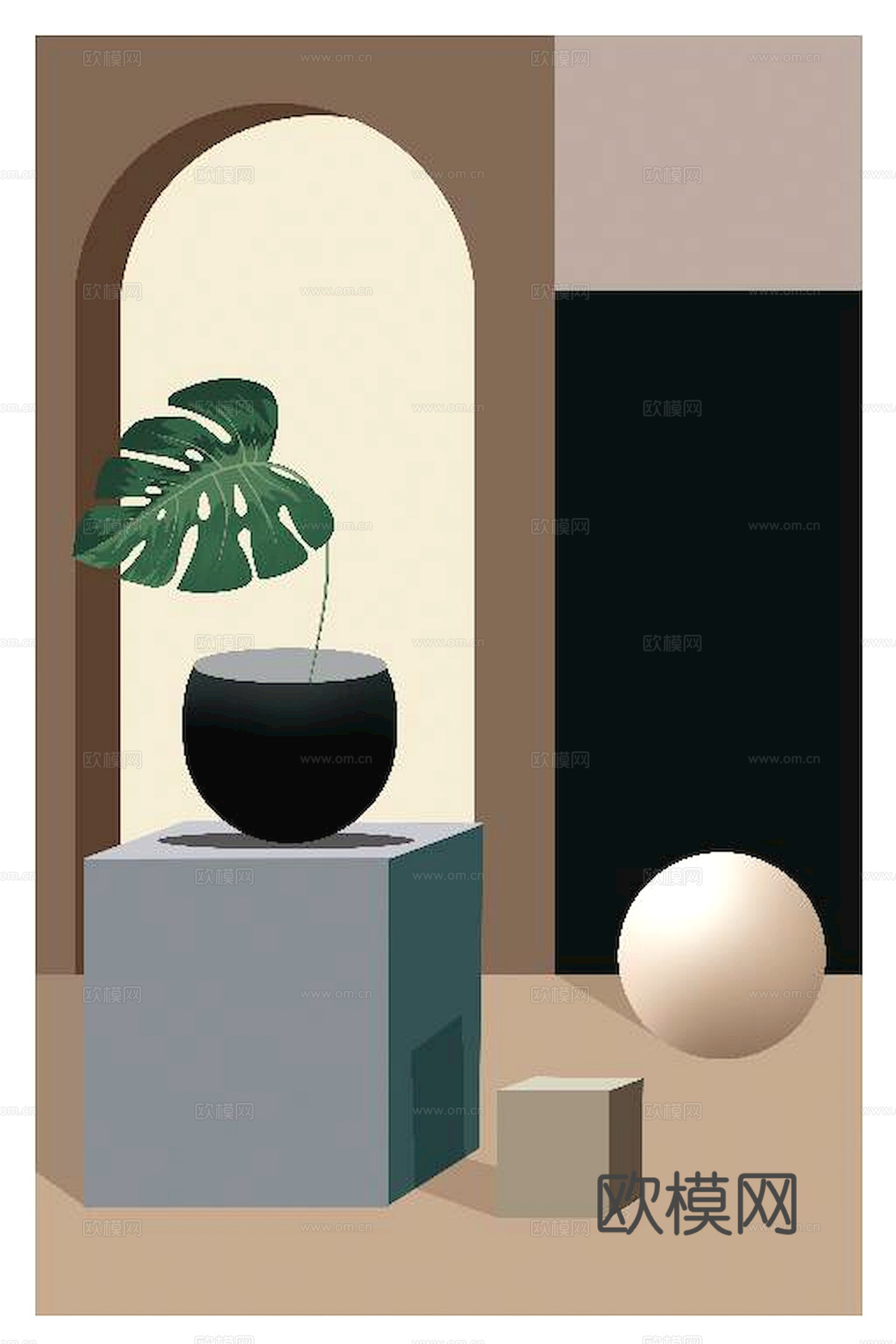 中式新中式挂画壁画水墨字画山水花鸟背景墙壁纸装饰画抽象画油画