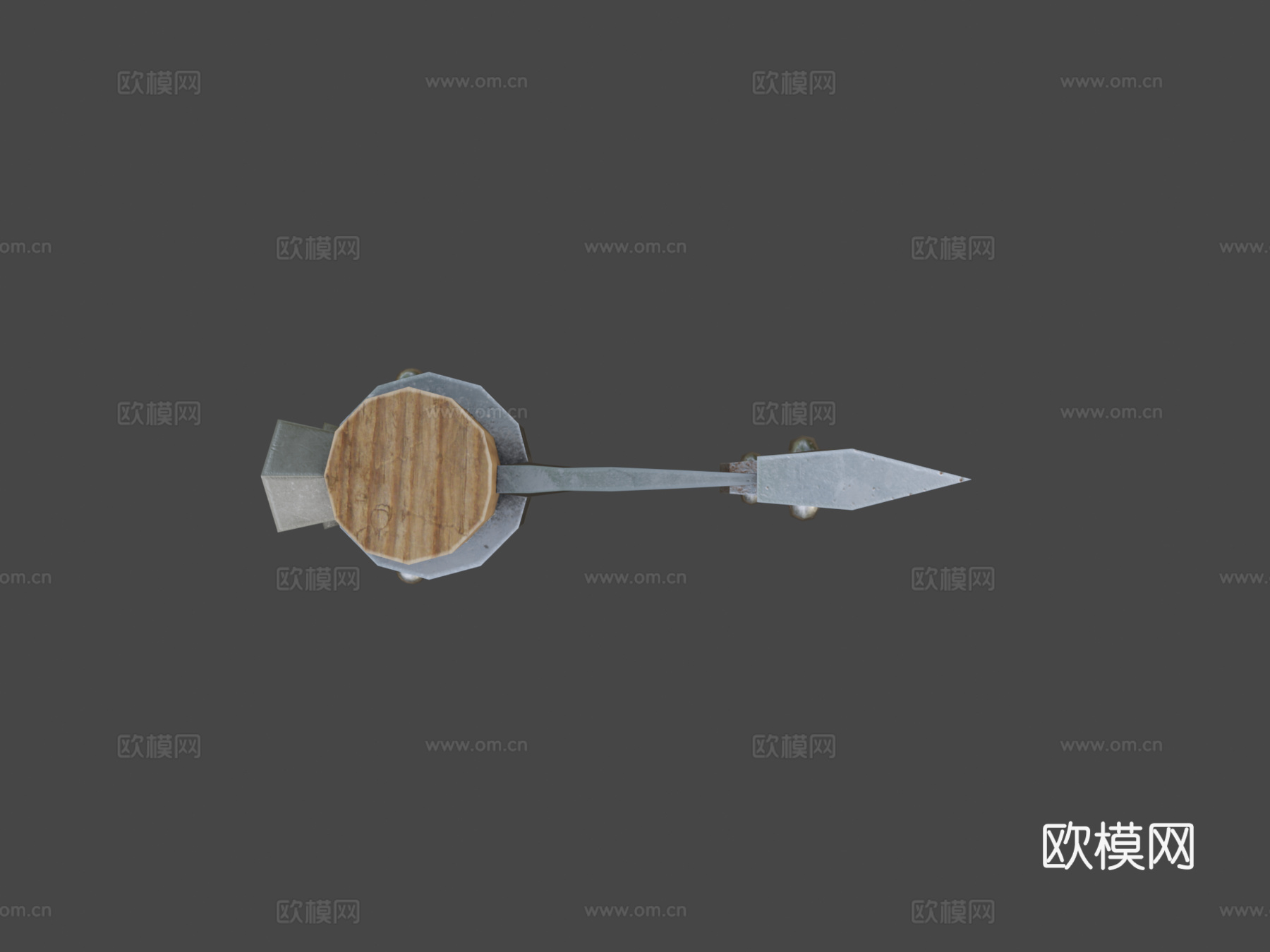 低多边形斧3d模型下载（渲染图7）