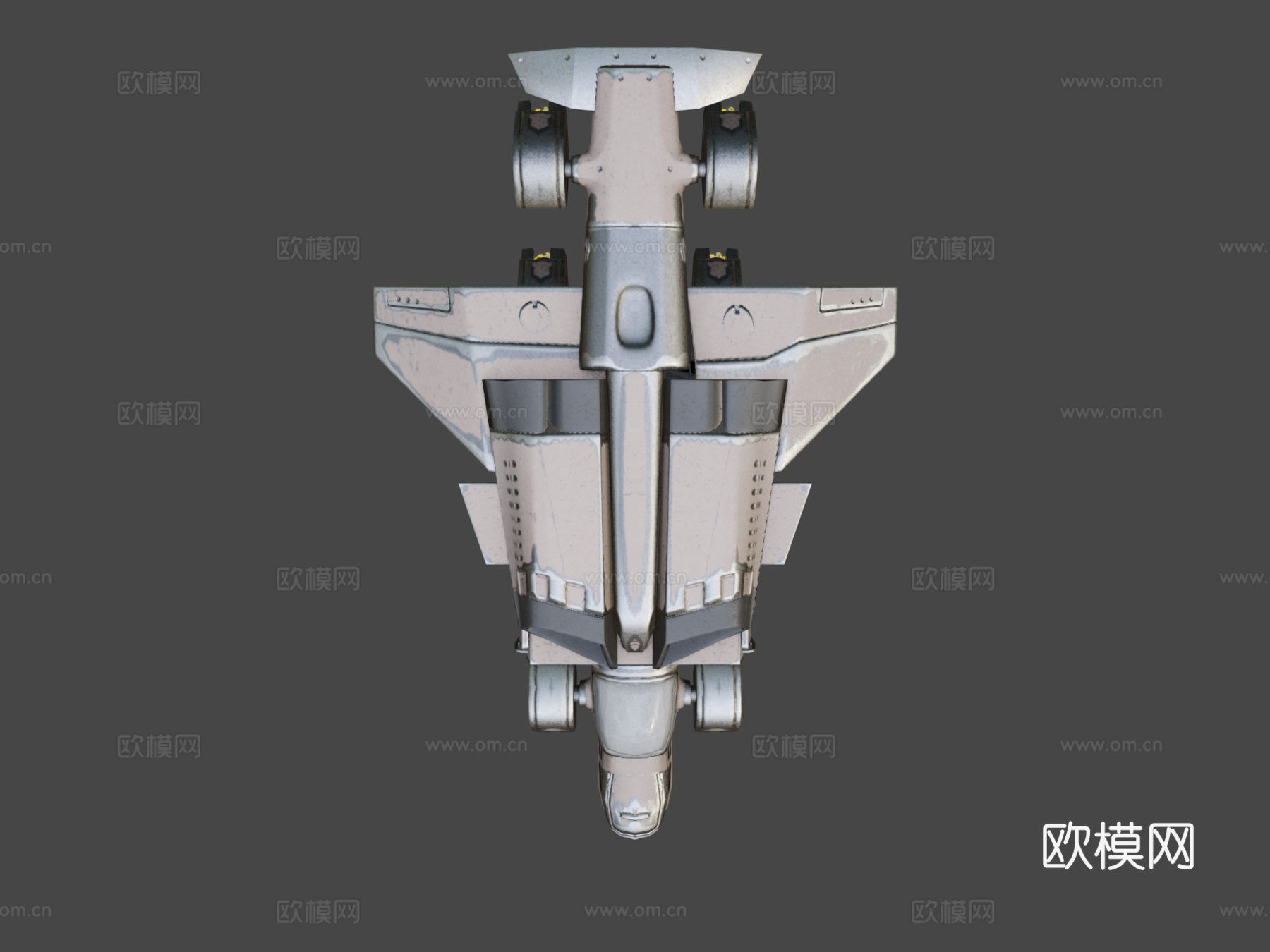 运输舰3d模型下载（渲染图7）