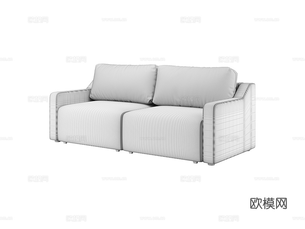 MEBELFORM 双人沙发3d模型下载（渲染图4）