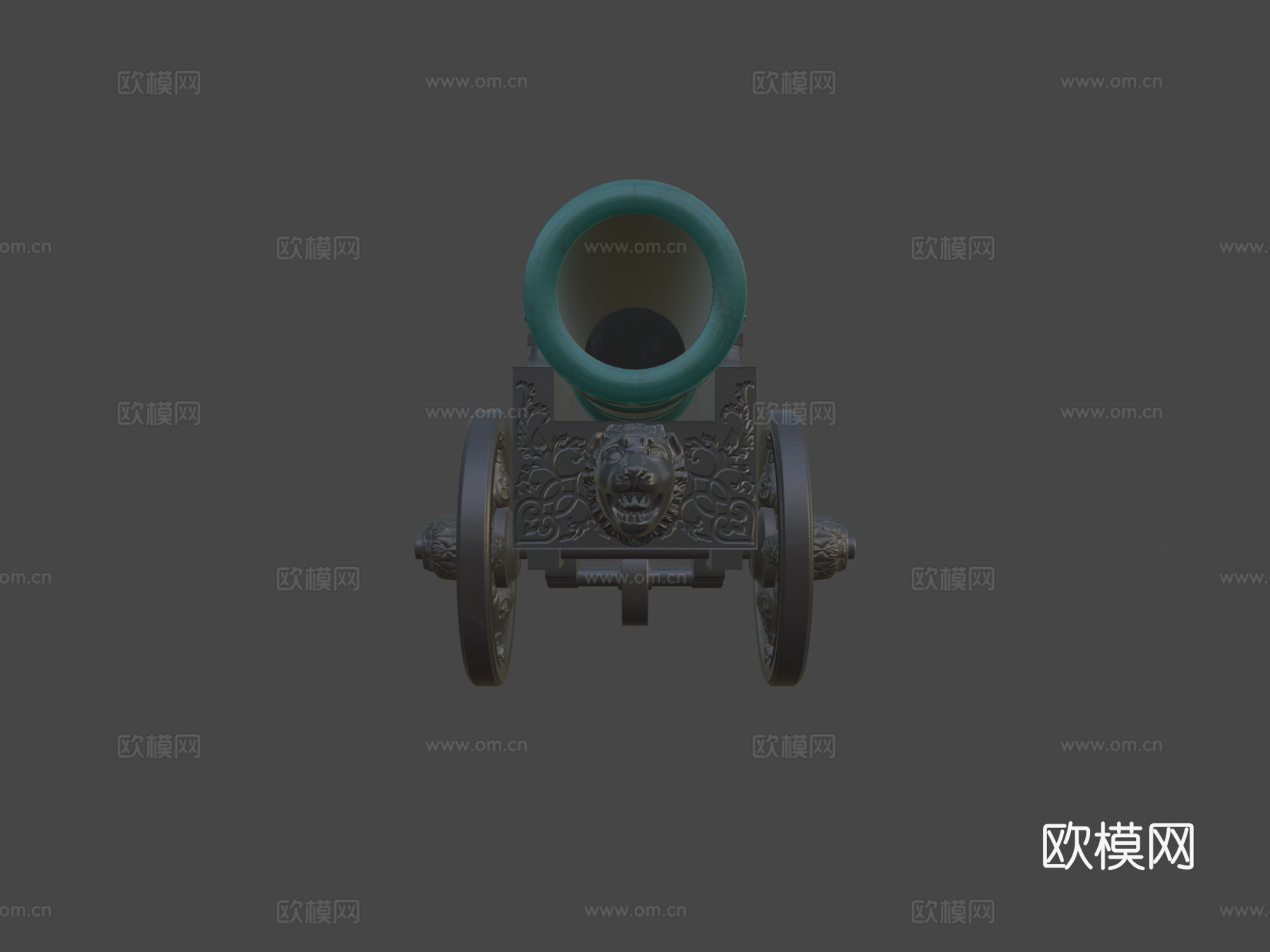 沙皇炮3d模型下载（渲染图8）