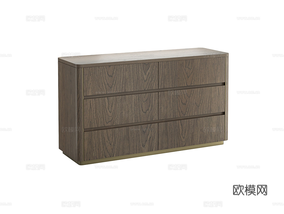 Fratelli Barri 六斗柜3d模型下载（渲染图1）