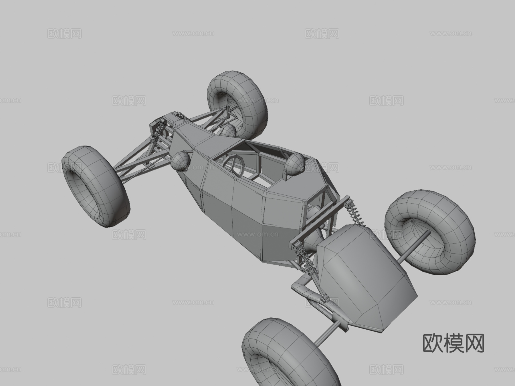 后末日越野车3d模型下载（渲染图3）