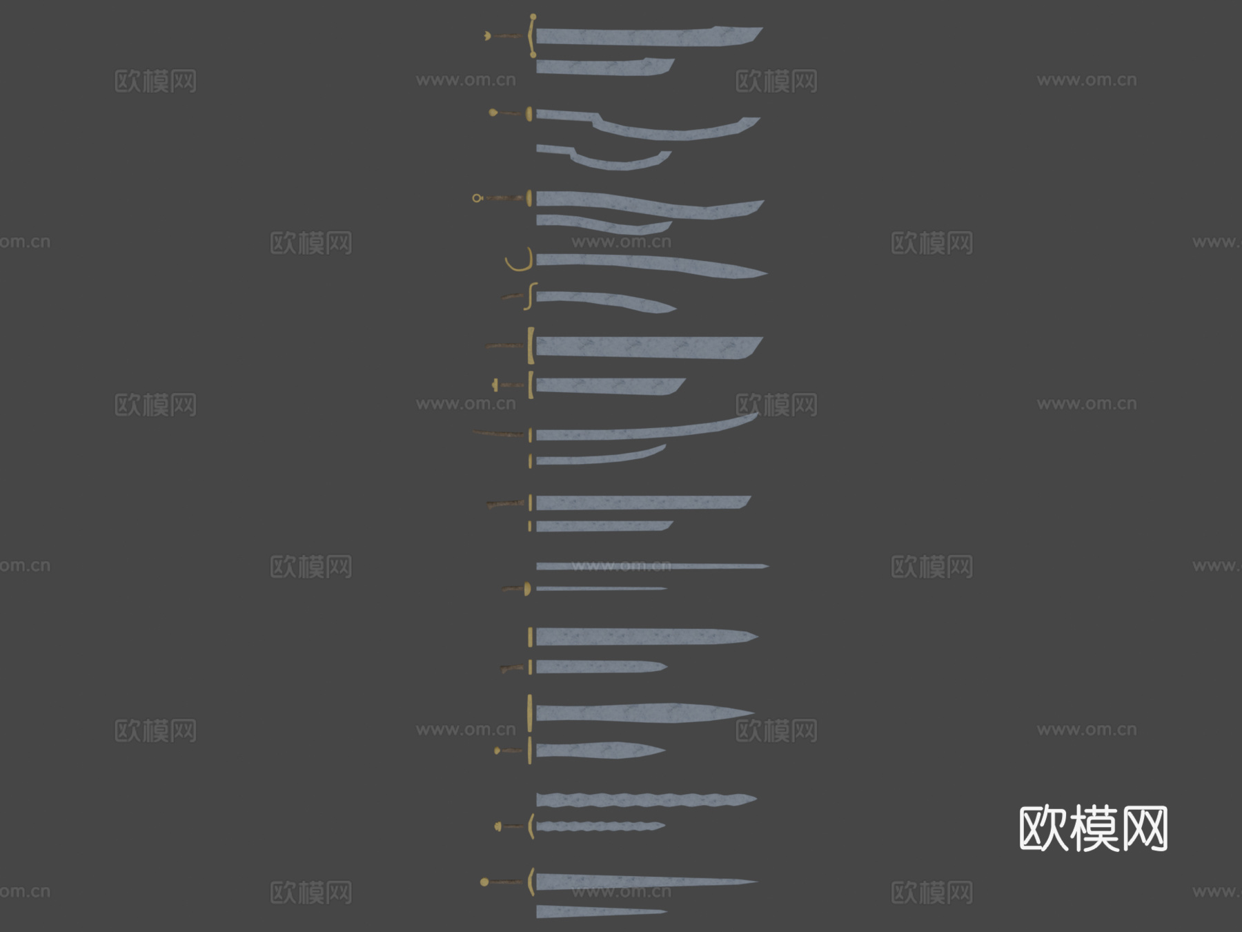 模块化剑3d模型下载（渲染图5）