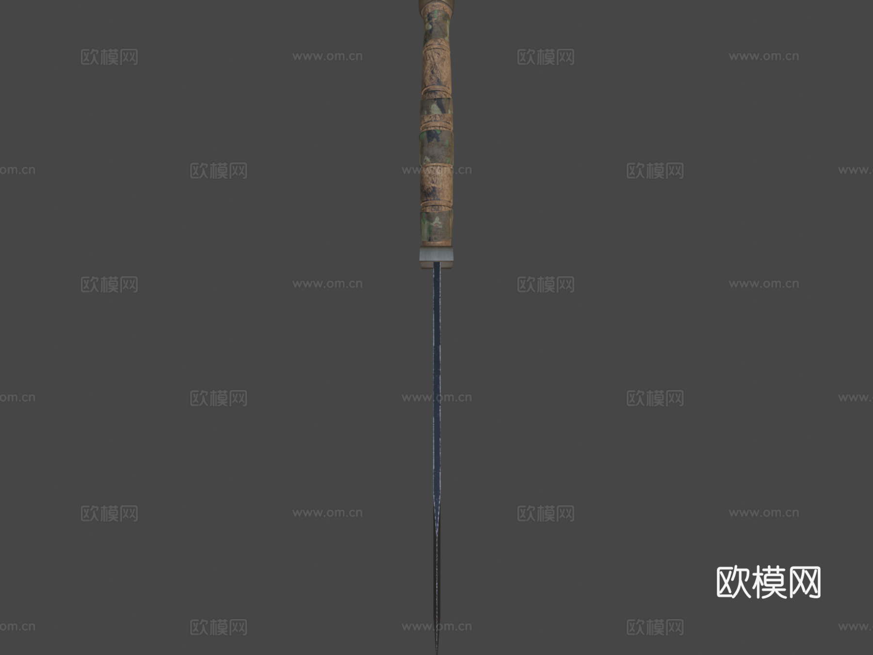 KABAR风格刀3d模型下载（渲染图8）