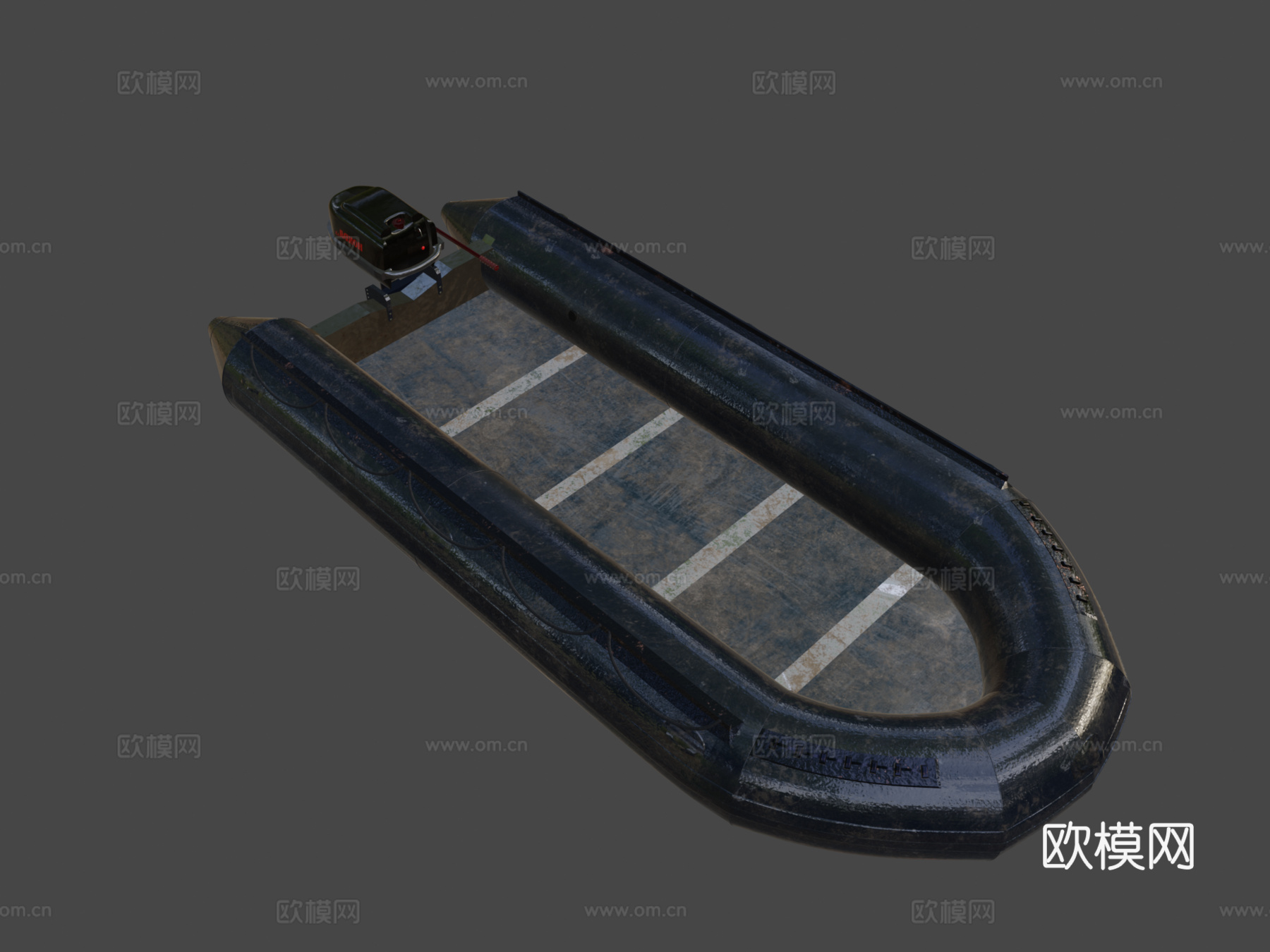 突击艇3d模型下载（渲染图8）