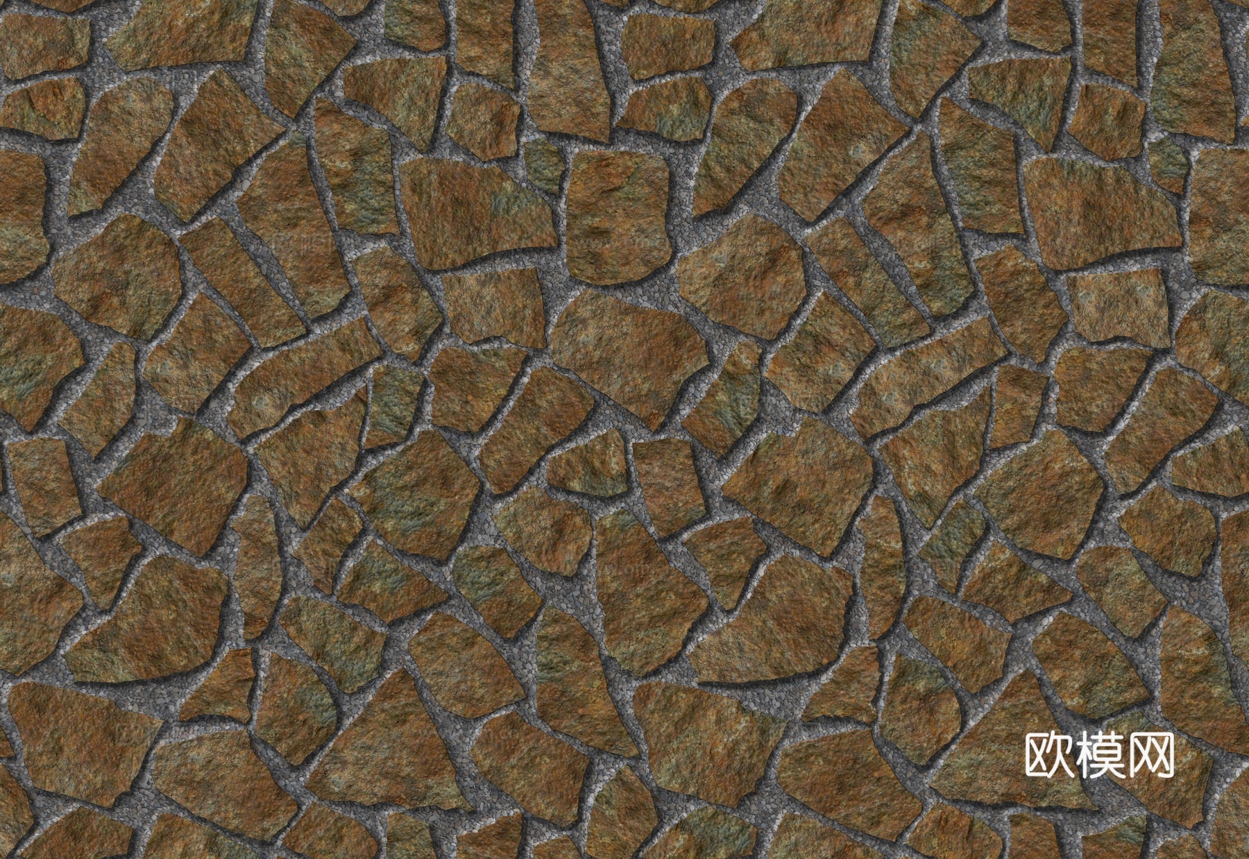 红色砂岩毛石-多边形毛石-破冰纹毛石18