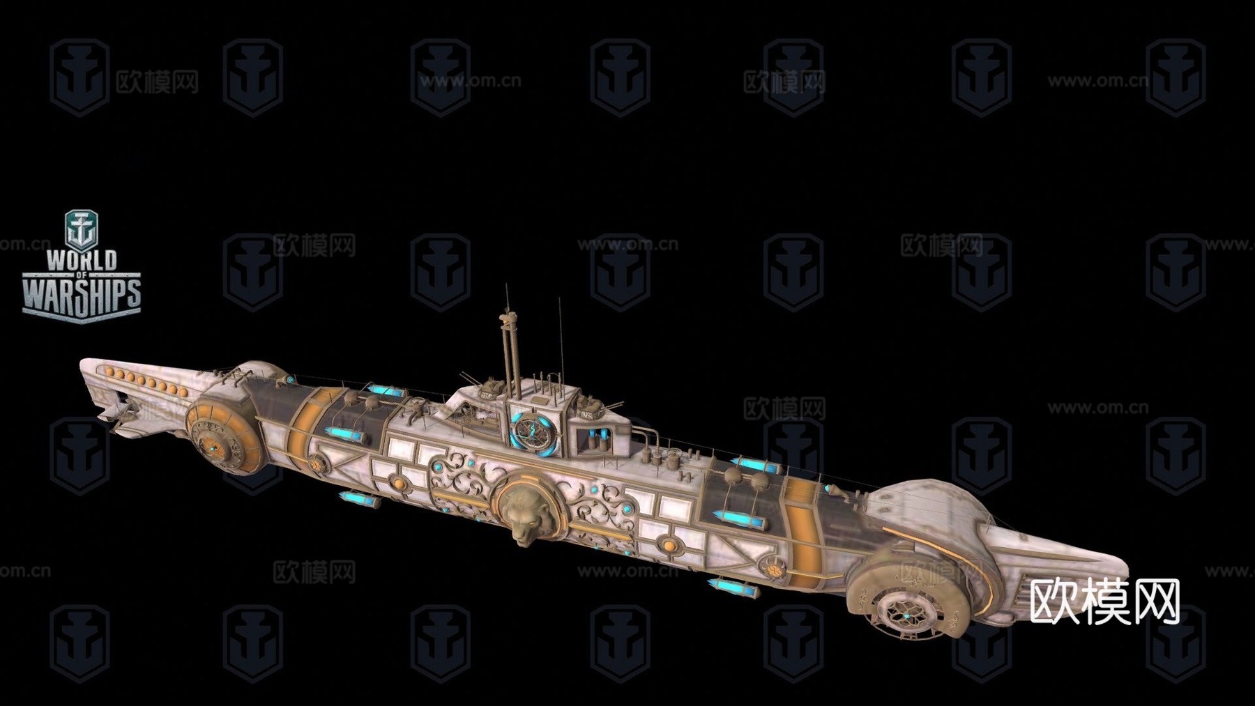 海狮3d模型下载（渲染图1）