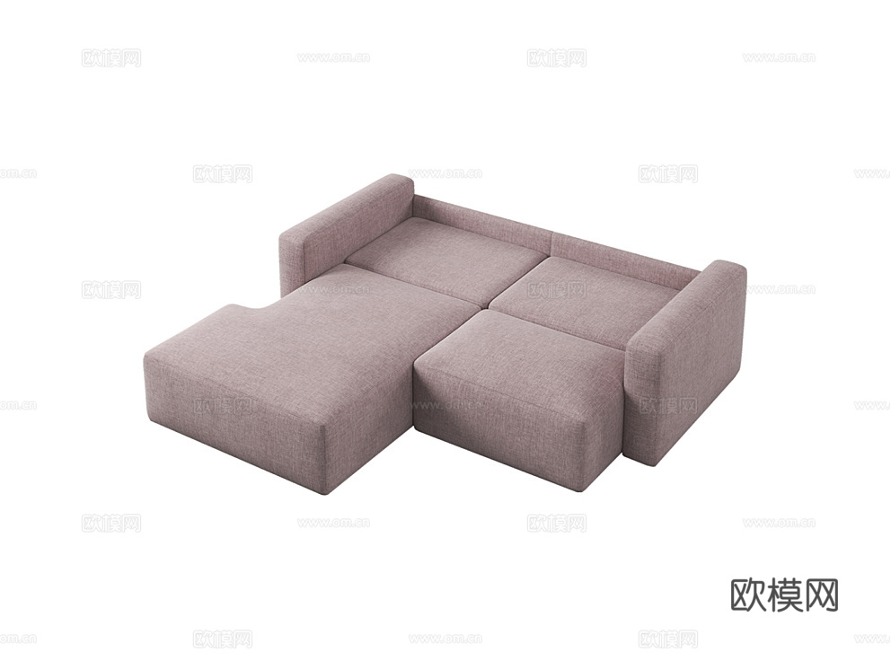 MEBELFORM 双人沙发3d模型下载（渲染图1）