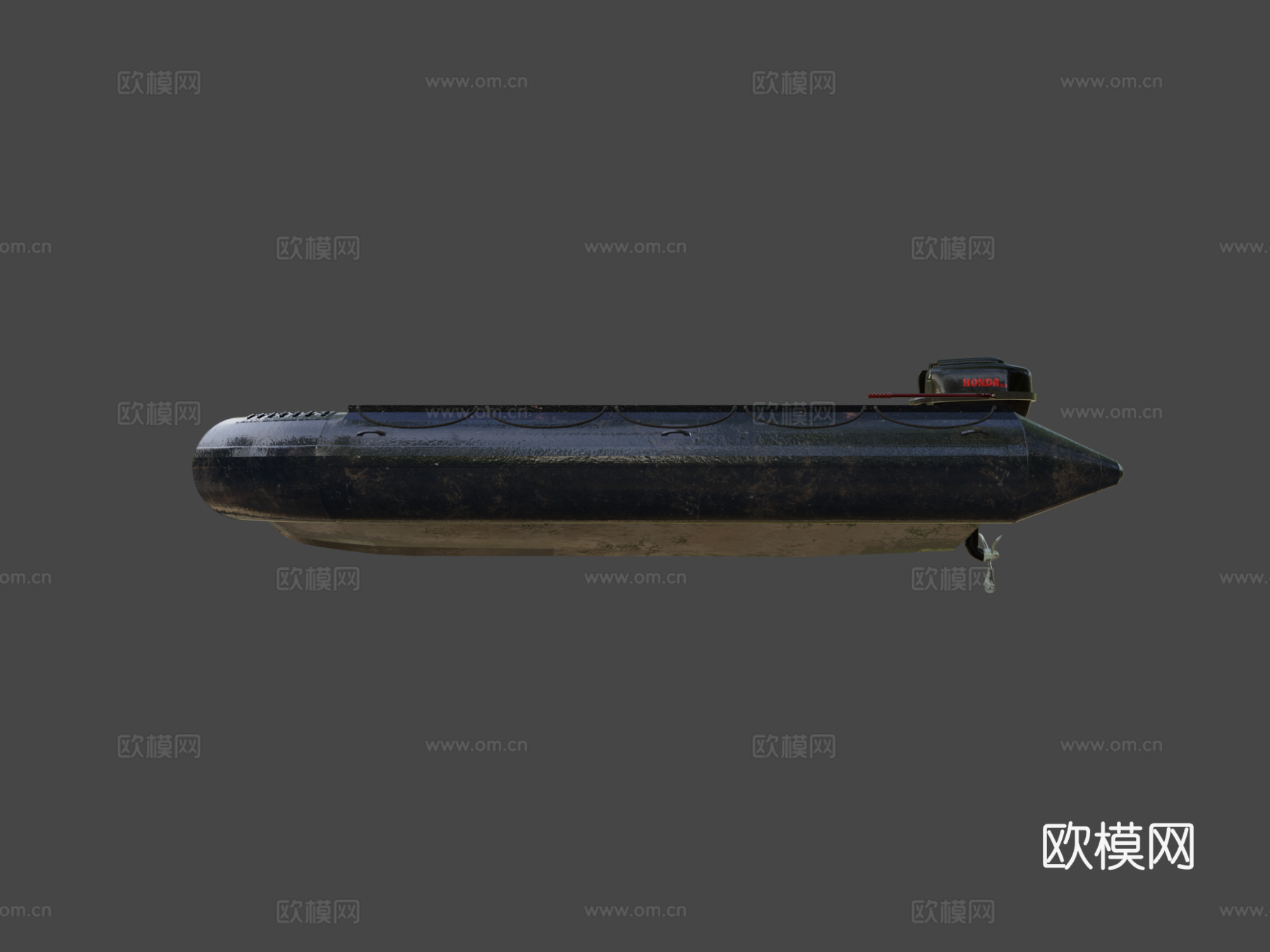 突击艇3d模型下载（渲染图6）