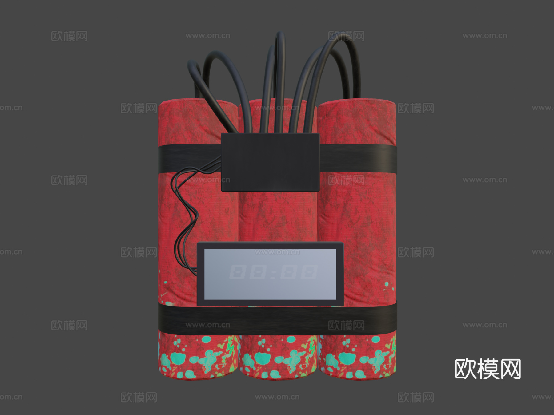 炸弹3d模型下载（渲染图8）