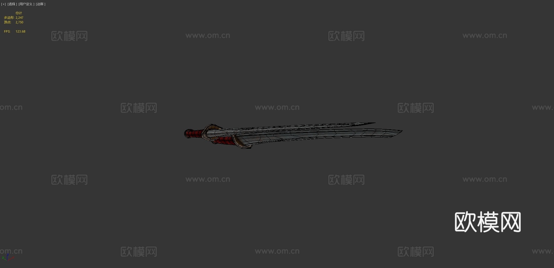 死亡猎人双刃第三级3d模型下载（渲染图4）