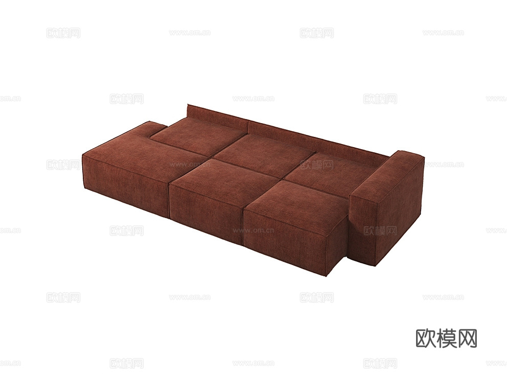 MEBELFORM 三人沙发 沙发床3d模型下载（渲染图2）