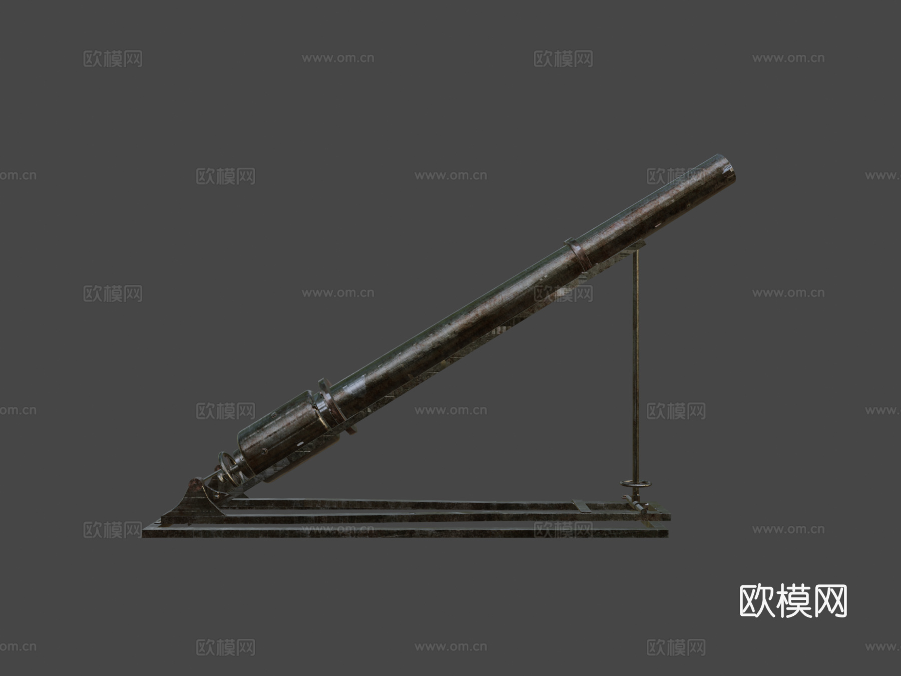 毫米战壕迫击炮3d模型下载（渲染图6）