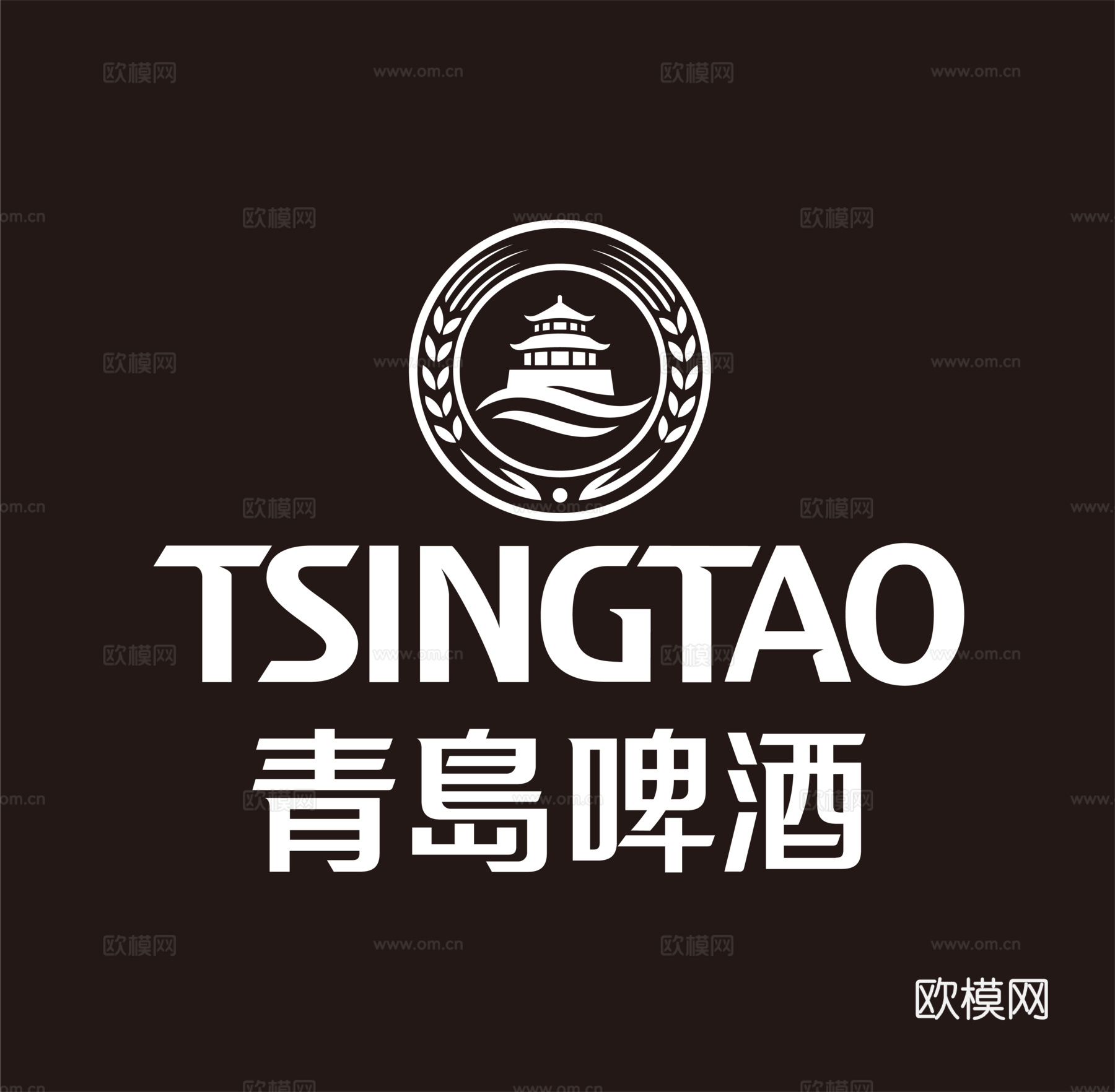 青岛啤酒2，啤酒品牌logo