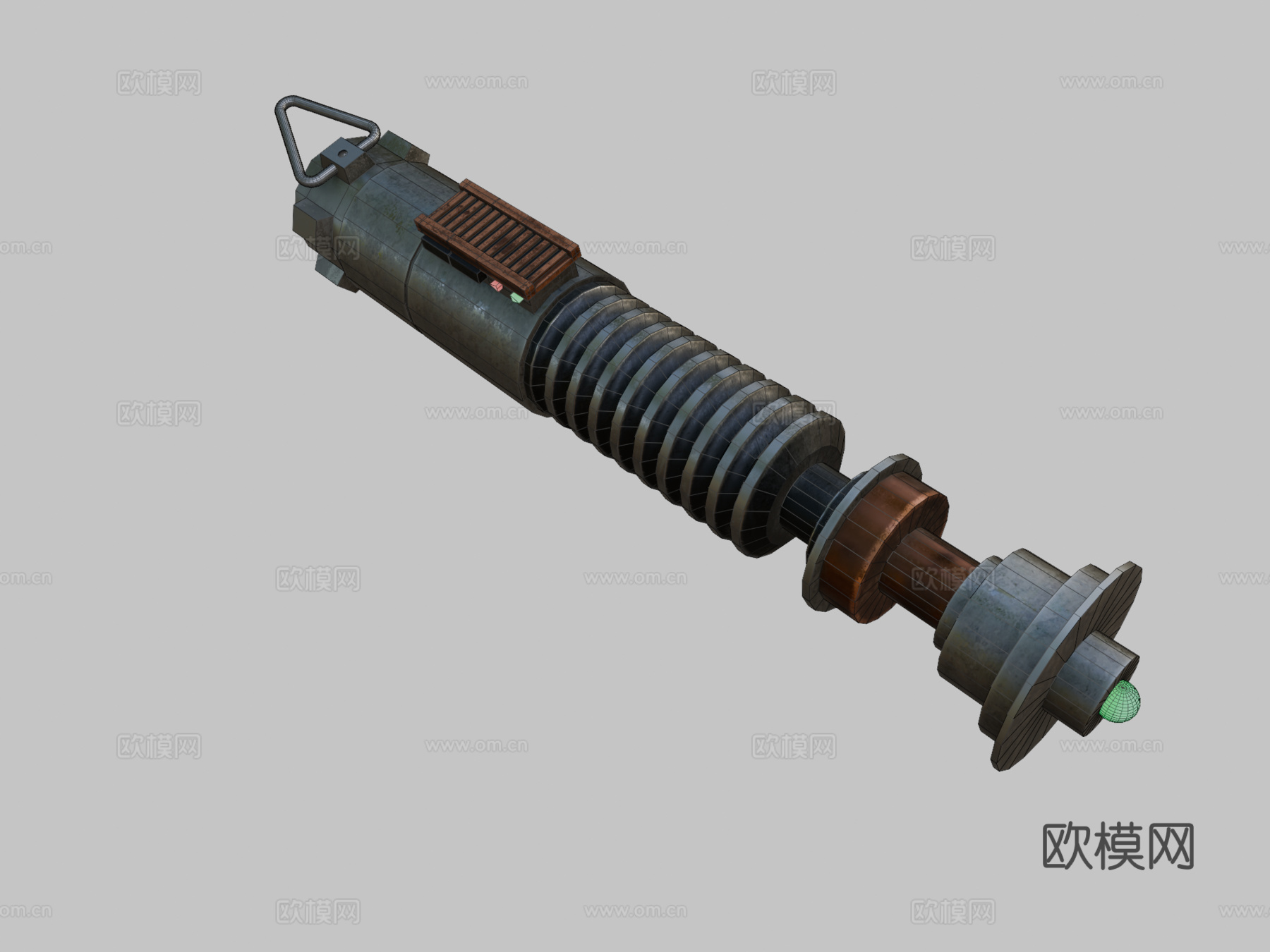 卢克光剑柄3d模型下载（渲染图2）