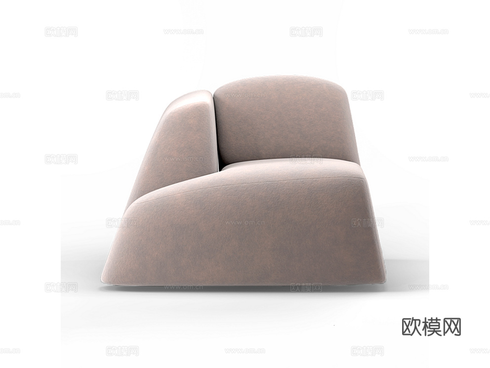 Siori 沙发单人位3d模型下载（渲染图1）
