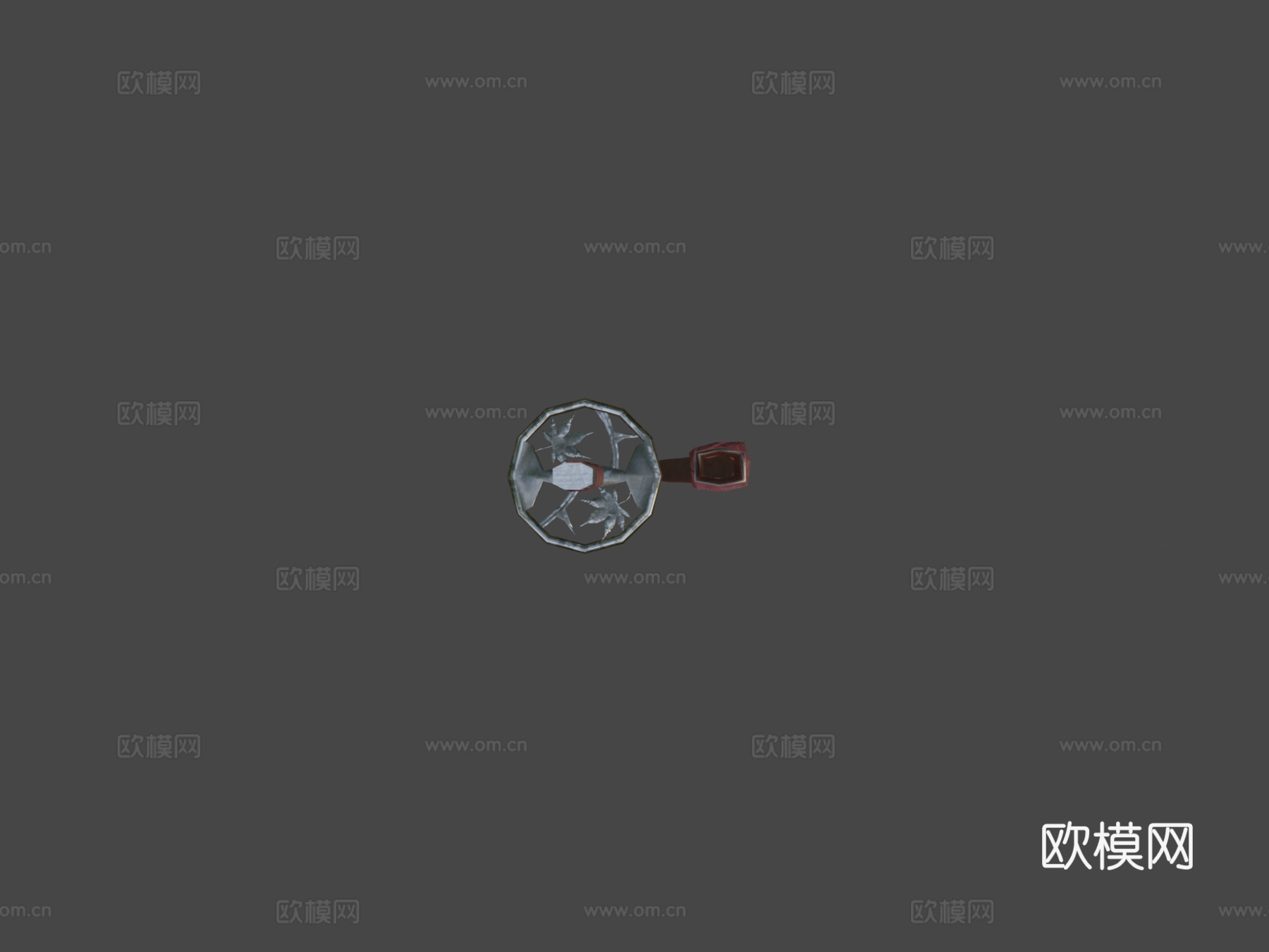 武士刀红羽3d模型下载（渲染图6）