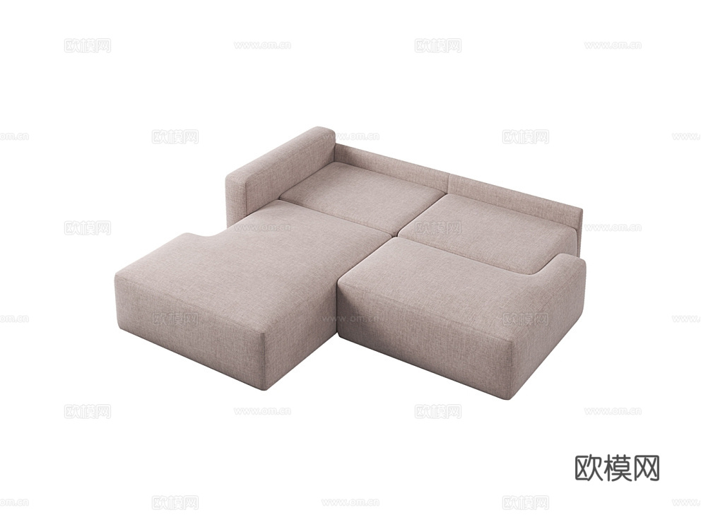 MEBELFORM 双人沙发3d模型下载（渲染图2）