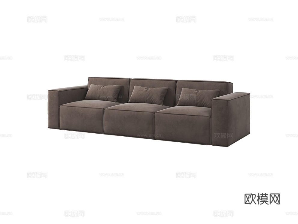 MEBELFORM 三人沙发 沙发床3d模型下载（渲染图2）