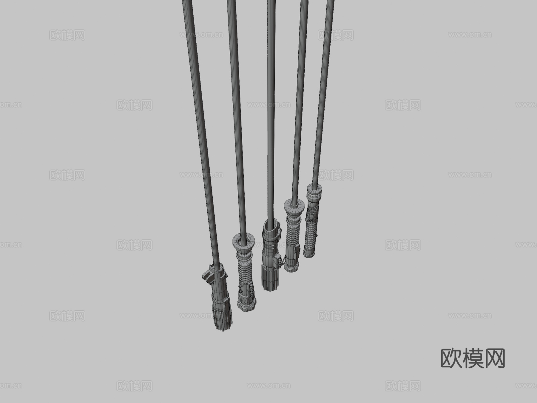 光剑套装星球大战3d模型下载（渲染图3）