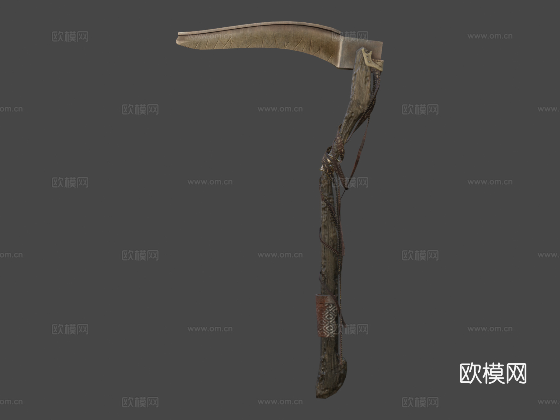 诅咒镰刀3d模型下载（渲染图5）