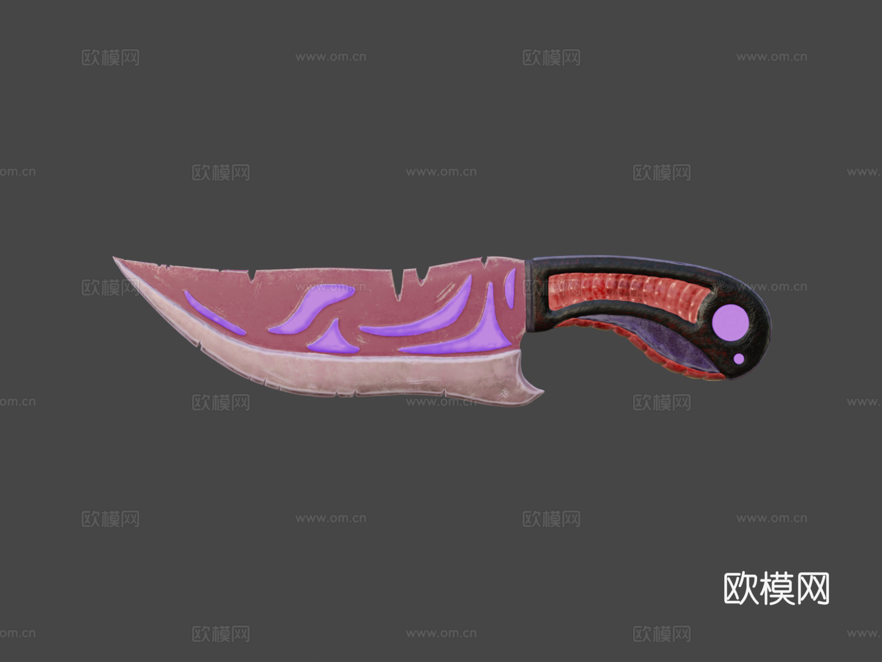 雨中仪式匕首3d模型下载（渲染图5）