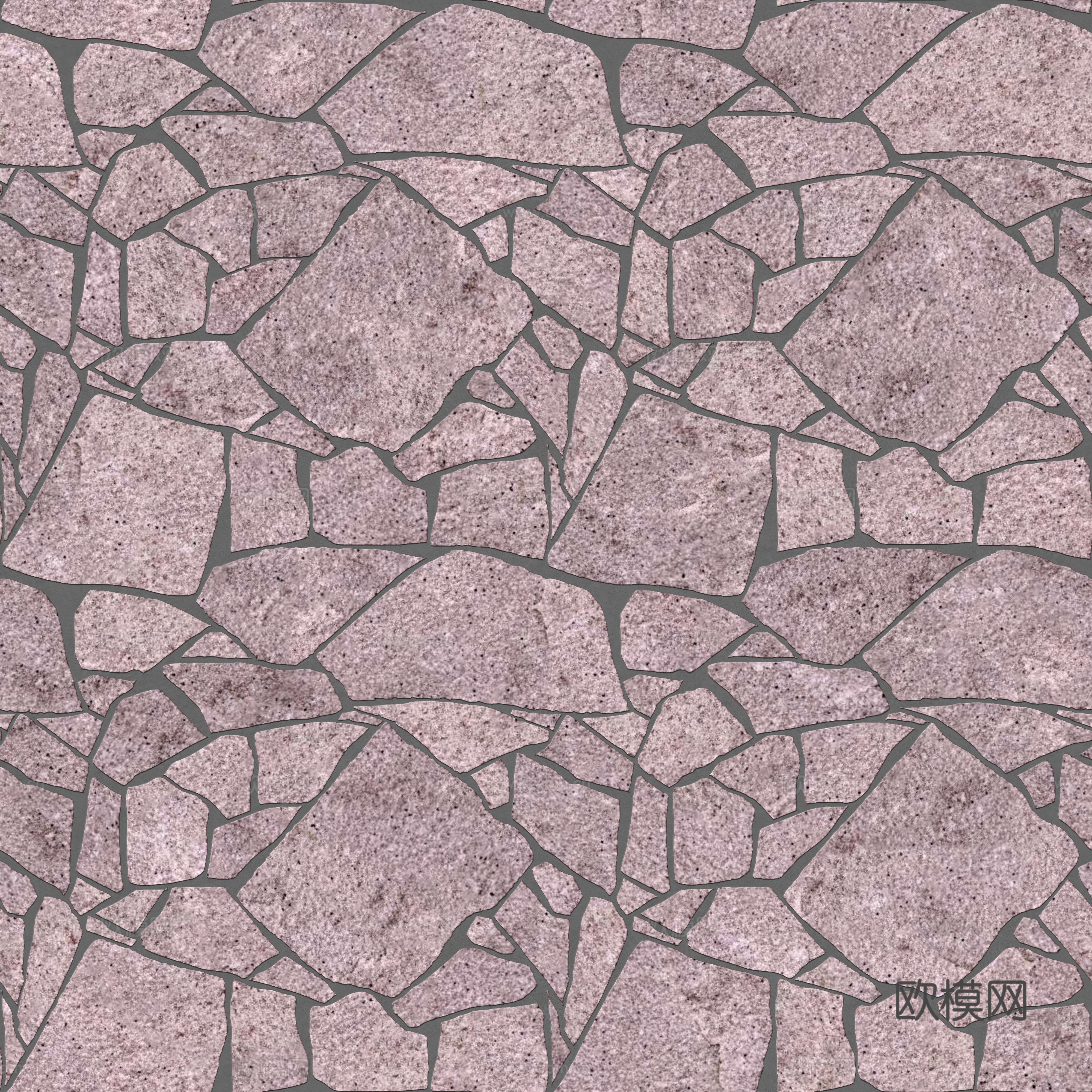 红色砂岩毛石-多边形毛石-破冰纹毛石27