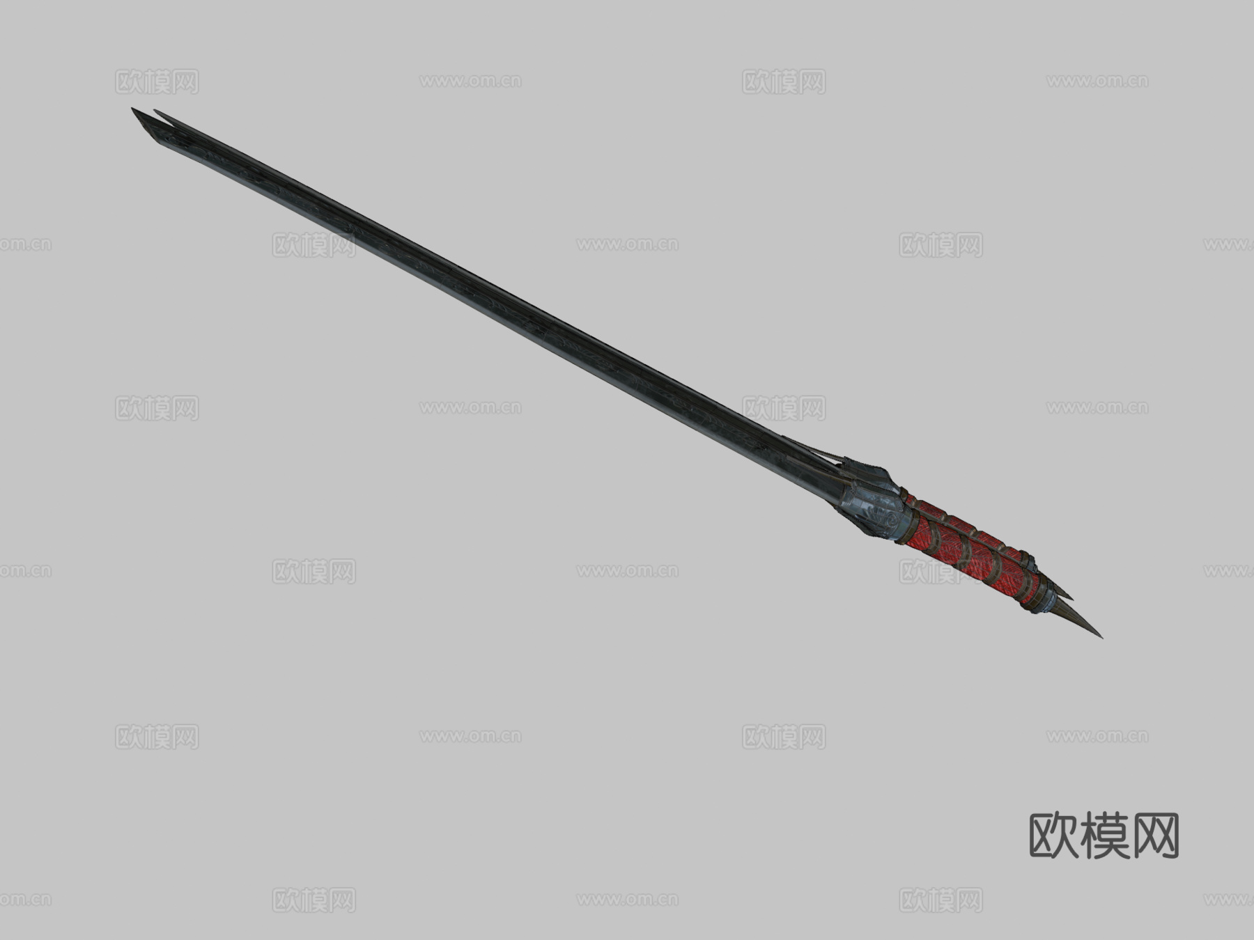 死亡猎人双刃第四级3d模型下载（渲染图2）