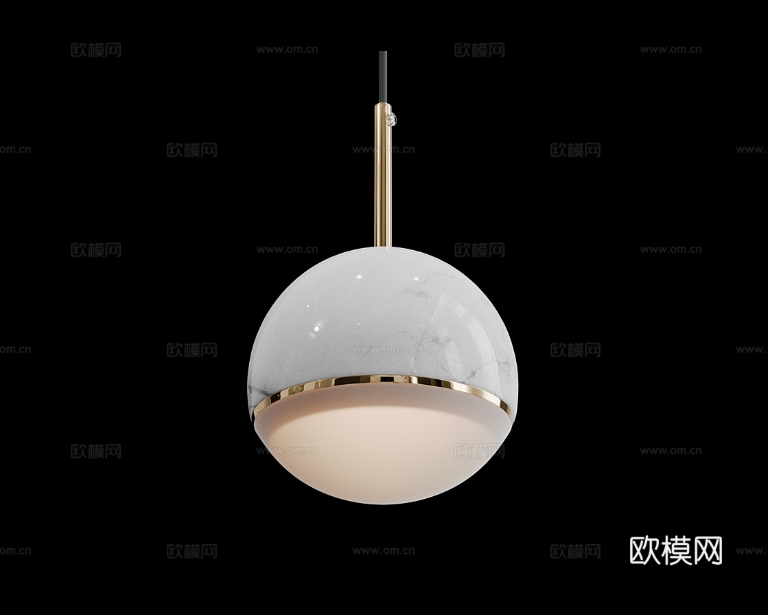 Cloyd 小吊灯3d模型下载（渲染图3）