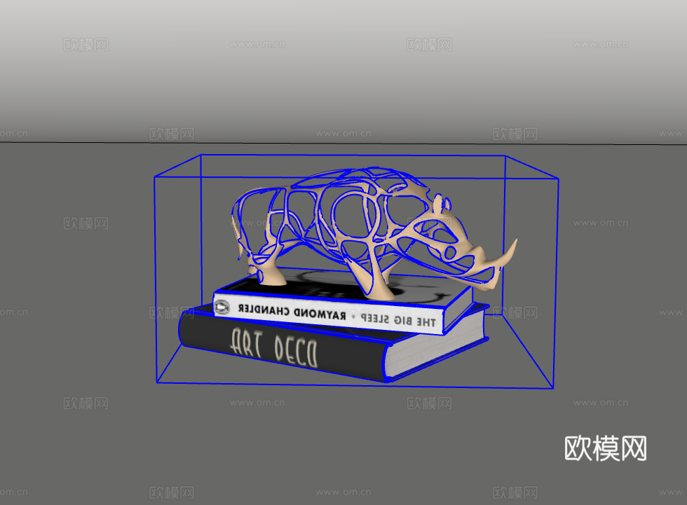 雕塑摆件su模型