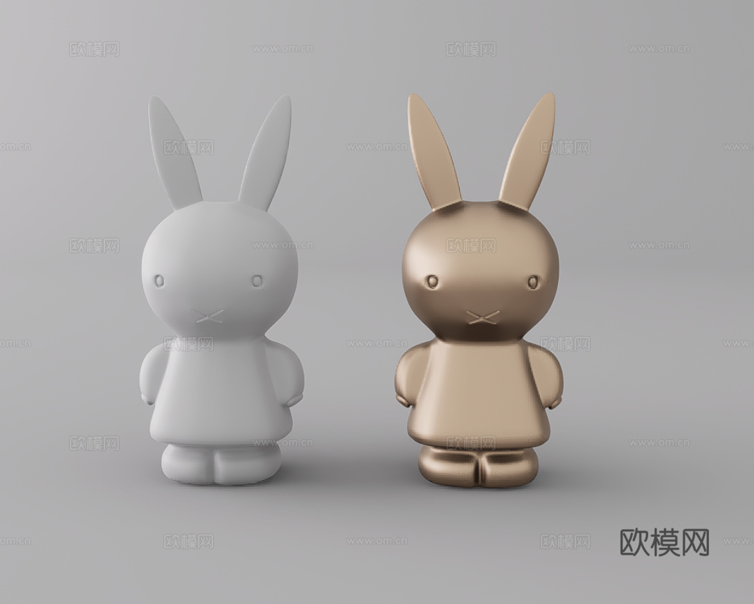 雕塑摆件su模型