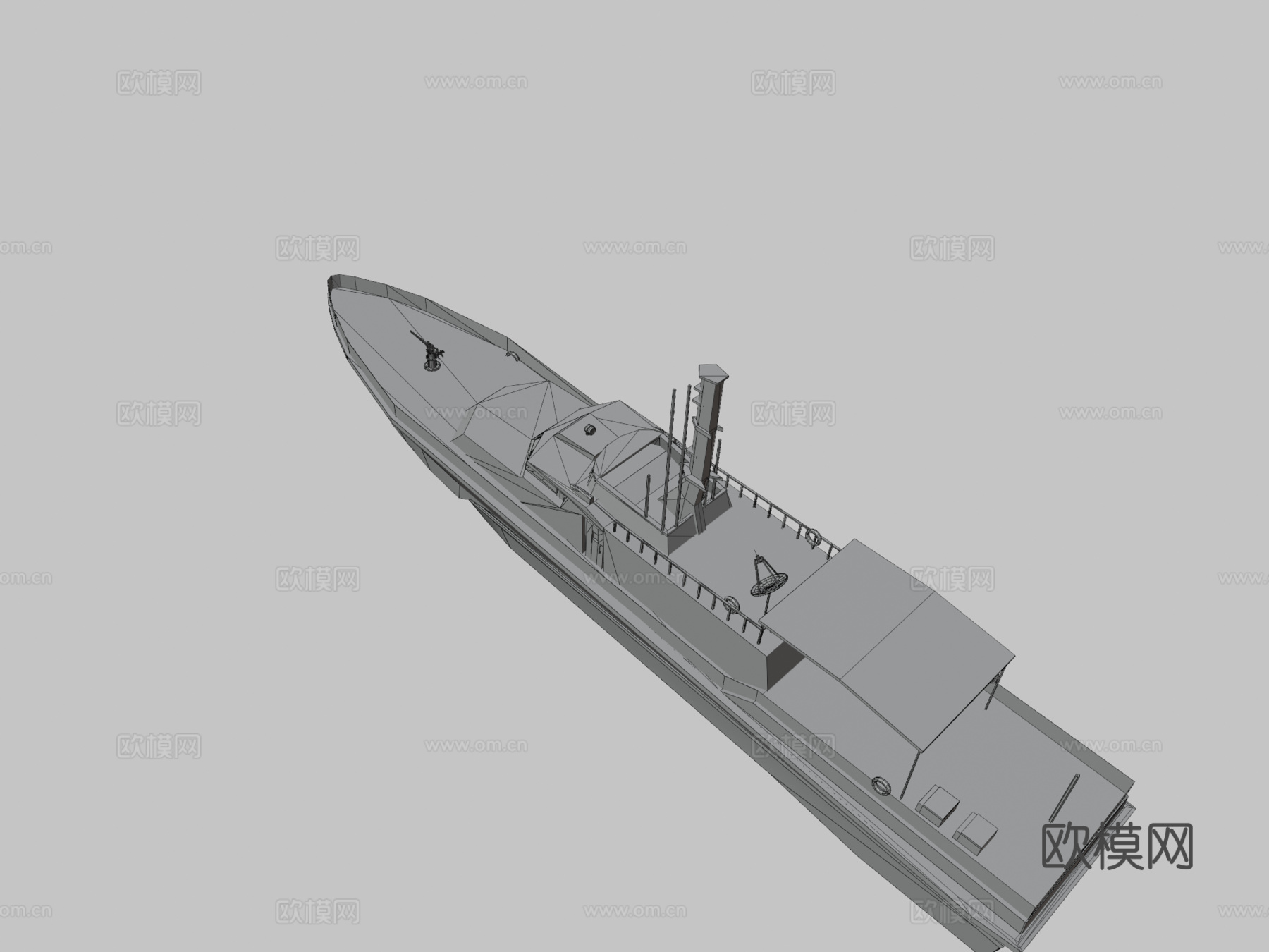 WELANG船3d模型下载（渲染图3）