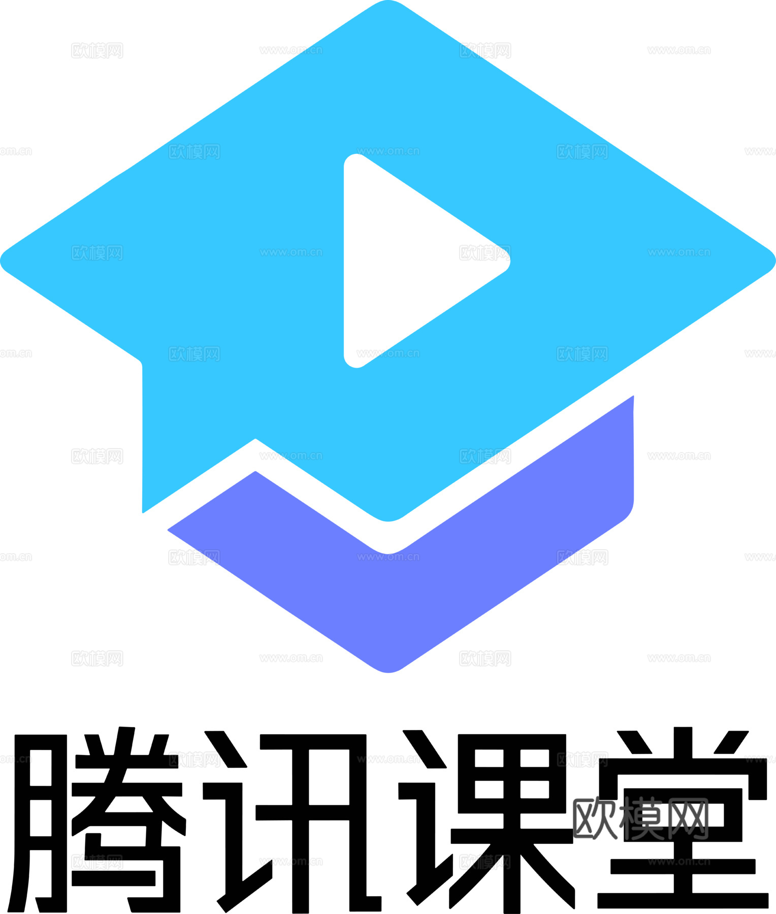 腾讯课堂，培训机构logo。商标logo41