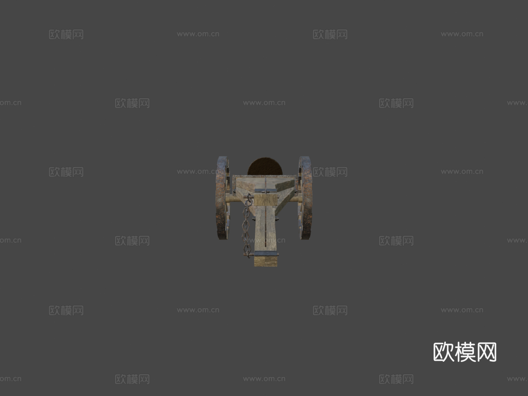 炮CG模型3d模型下载（渲染图7）